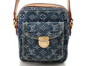 LOUIS VUITTON Camera Bag Monogram Denim